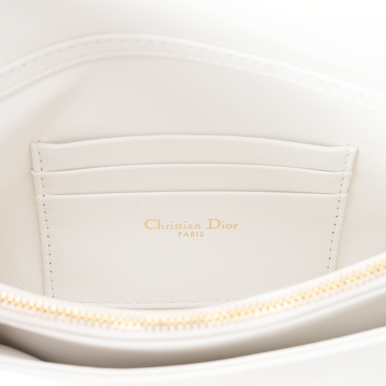CHRISTIAN DIOR(USED)디올 카로 지퍼 체인 파우치